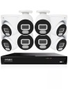 IVSEC 4K 8MP Smart IP 2TB 8CH 8x820 Bullet & Dome Cameras UHD NVR CCTV Security System (8x8)
