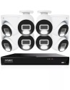 IVSEC 4K 8MP Smart IP 2TB 8CH 8x820 Bullet & Dome Cameras UHD NVR CCTV Security System (8x8)