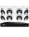 IVSEC 4K 8MP Smart IP 4TB 16CH 8x820D Dome Cameras UHD NVR CCTV Security System (16x8)