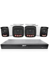 VIP Vision 8MP V8400 8Ch NVR 2TB with 4× Pro AI 4K Varifocal Bullets – Motorised Lens, LED & Audio - NKPRO-88404B