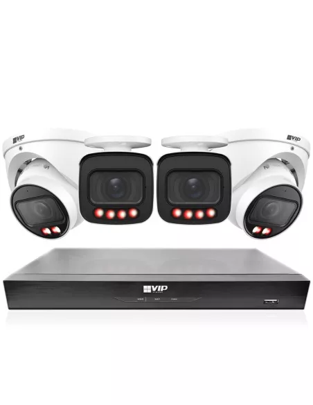 VIP Vision 8MP V8400 Series 8Ch IP NVR 2TB 4x Pro NKPRO-88402B2D