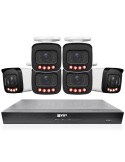 VIP Vision 8MP V8400 Series 8Ch IP NVR 2TB HDD 6x Pro AI Varifocal Bullet Cameras (8x6) - NKPRO-88406B | Advanced Surveillance