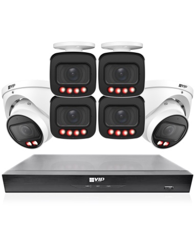 VIP Vision 8MP V8400 Series 8Ch IP NVR 2TB HDD 6x NKPRO-88404B2D