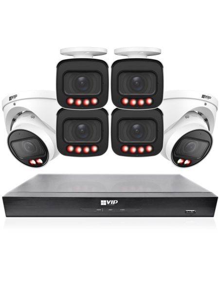 VIP Vision 8MP V8400 Series 8Ch IP NVR 2TB HDD 6x NKPRO-88404B2D VIP Vision 8MP V8400 Series 8Ch IP NVR 2TB HDD 6x NKPRO-88404B2D