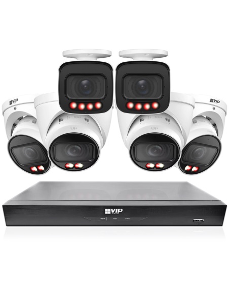 VIP Vision 8MP V8400 Series 8Ch IP NVR 2TB HDD 6x NKPRO-88404D2B