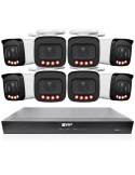VIP Vision 8MP 8400 Series 8Ch IP NVR 2TB HDD 8x Pro AI Varifocal Bullet Cameras (8x8) - NKPRO-88408B