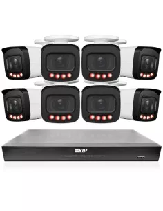 VIP Vision 8MP 8400 Series 8Ch IP NVR 2TB HDD 8x Pro AI NKPRO-88408B