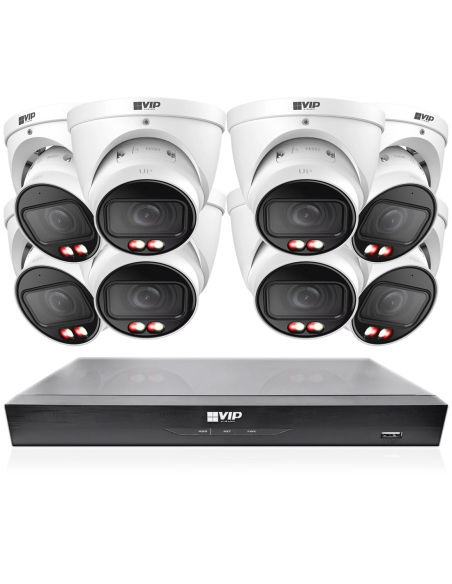 VIP Vision 8MP 8400 Series 8Ch IP NVR 2TB HDD 8x NKPRO-88408D VIP Vision 8MP 8400 Series 8Ch IP NVR 2TB HDD 8x NKPRO-88408D