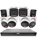 VIP Vision 8MP 8400 Series 8Ch IP NVR 2TB HDD 8x Pro AI Varifocal Dome & Bullet Cameras (8x8) - NKPRO-88404B4D