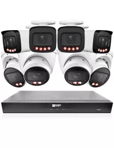 VIP Vision 8MP 8400 Series 8Ch IP NVR 2TB HDD 8x Pro AI NKPRO-88404B4D