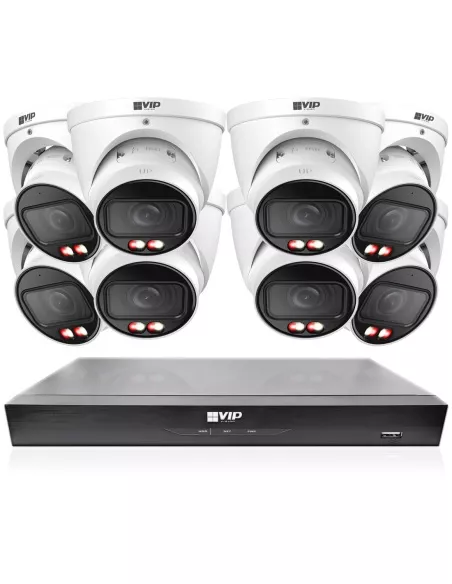 VIP Vision 8MP 8400 Series 16Ch IP NVR 4TB HDD 8x NKPRO-168408D