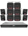 VIP Vision 8MP 8400 Series 16Ch IP NVR 4TB HDD 10x Pro AI Varifocal Bullet Cameras (16x10) - NKPRO-1684010B