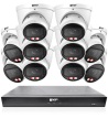 VIP Vision 8MP 8400 Series 16Ch IP NVR 4TB HDD 10x Pro AI Varifocal Dome Cameras (16x10) - NKPRO-1684010D