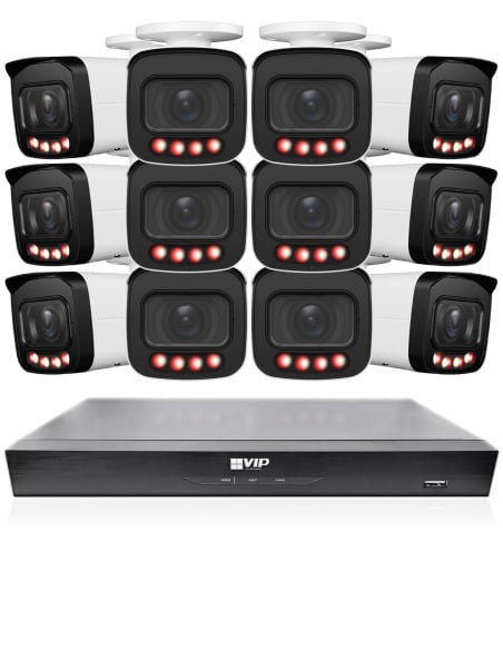 VIP Vision 8MP 8400 Series 16Ch IP NVR 4TB HDD NKPRO-1684012B VIP Vision 8MP 8400 Series 16Ch IP NVR 4TB HDD NKPRO-1684012B