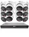 VIP Vision 8MP 8400 Series 16Ch IP NVR 4TB HDD 12x Pro AI Varifocal Dome Cameras (16x12) - NKPRO-1684012D