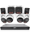 VIP Vision 8MP 8400 Series 16Ch IP NVR 4TB HDD 4x Pro AI Varifocal Bullet + 4x VF Dome Cameras (16x8) - NKPRO-168404B4D