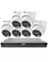 VIP Vision 8MP V8100 Series 8Ch AI IP NVR with 2TB 6xDIRG Fixed Lens Dome Cameras- Advanced-Surveillance-Solutions