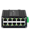 Network Switch 10-Port (8x PoE+) Input 12~48VDC Industrial Ethernet - IF-108PU12/48