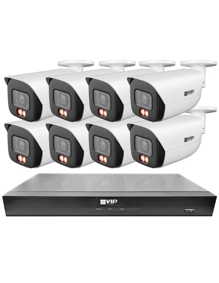 VIP Vision 8MP V8100 Series 8Ch AI IP NVR with NKPRO-88108B