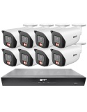 VIP Vision 8MP V8100 Series 8Ch AI IP NVR with 2TB 8xBIRG Fixed Lens Bullet Cameras - Advanced-Surveillance-Solutions