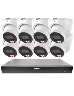 VIP Vision 8MP 8100 Series 8Ch AI IP NVR 2TB with 8xDIRG NKPRO-88108D