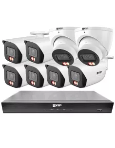 VIP Vision 8MP 8100 Series 8Ch AI IP NVR 2TB 6xBIRG + NKPRO-88106B2D