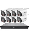 VIP Vision 8MP 8100 Series 16Ch AI IP NVR 4TB 8xBIRG Fixed Lens Bullet Cameras (16x8)