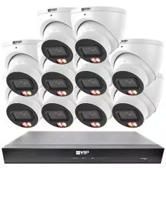 VIP Vision 8MP 8100 Series 16Ch AI IP NVR 4TB 10xDIRG Fixed NKPRO-1681010D