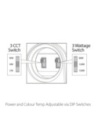ENSA Multi-Adjustable 150W LED High Bay Light - LHB-G150-A