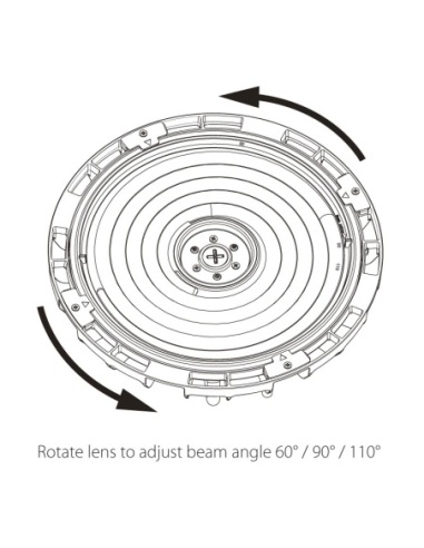 ENSA Multi-Adjustable 150W LED High Bay Light - LHB-G150-A