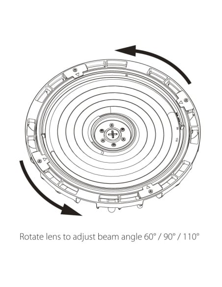 ENSA Multi-Adjustable 150W LED High Bay Light - LHB-G150-A