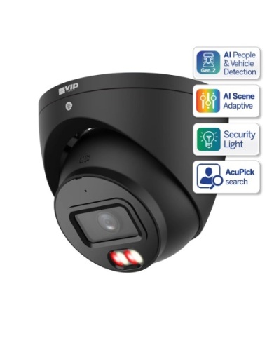 VIP Vision 6MP Pro AI AcuPick Series Black Fixed VSIPP-6DIRG-I3-B