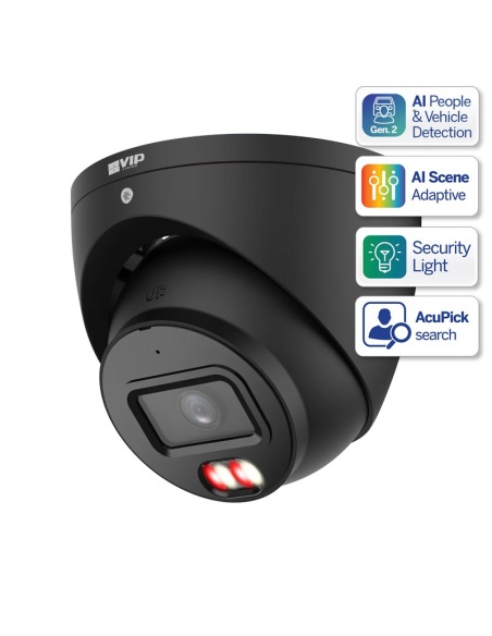 VIP Vision 6MP Pro AI AcuPick Series Black Fixed VSIPP-6DIRG-I3-B