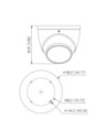VIP Vision 6MP Pro AI AcuPick Series Black Fixed Dome Camera - VSIPP-6DIRG-I3-B