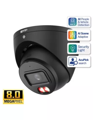 VIP Vision Pro AcuPick AI Series 8MP Fixed Black VSIPP-8DIRG-I3-B