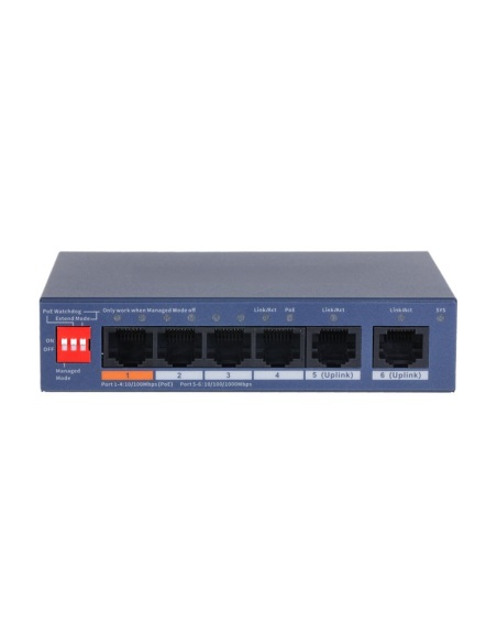 VIP Vision 4-Port Fast PoE Network IP Switch VSPOE-SWA4C