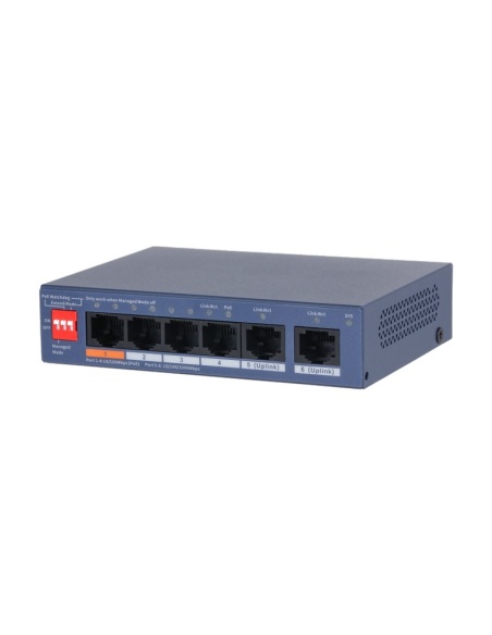VIP Vision 4-Port Fast PoE Network IP Switch VSPOE-SWA4C