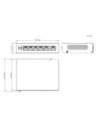 VIP Vision 4-Port Fast PoE Network IP Switch 100Mbps 60W Per-Port - VSPOE-SWA4C