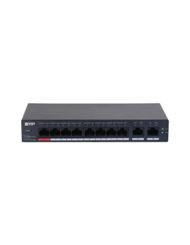 VIP Vision 8-Port Fast PoE+ Network IP Switch VSPOE-SWA8C