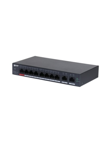 VIP Vision 8-Port Fast PoE+ Network IP Switch VSPOE-SWA8C