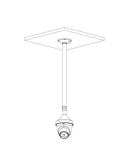 VIP Vision 1500mm Ceiling Mount Dome Camera VSBKTB2212C