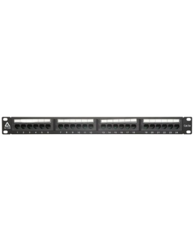 VIP Vision 24-Port CAT5e Patch Panel (1U) - RMC-PP24-5-T