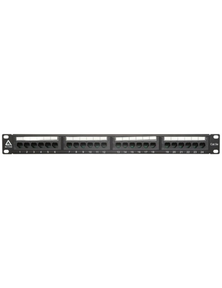 VIP Vision 24-Port CAT5e Patch Panel (1U) - RMC-PP24-5-T