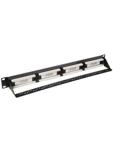 VIP Vision 24-Port CAT5e Patch Panel (1U) - RMC-PP24-5-T