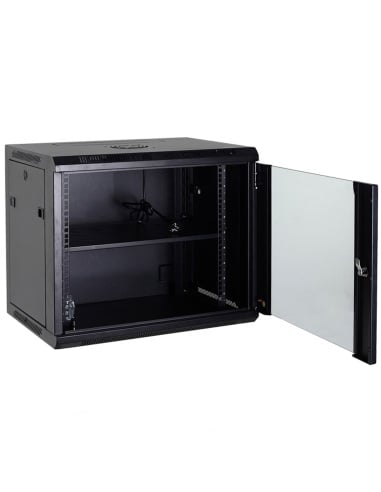 VIP Vision 19" 9RU 450mm Pre-assembled Wall-Mount Data Cabinet - RMC-B9U450W2