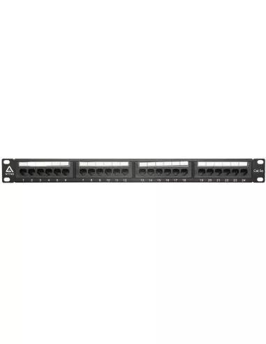 VIP Vision 24-Port CAT5e Patch Panel (1U) - RMC-PP24-5-T