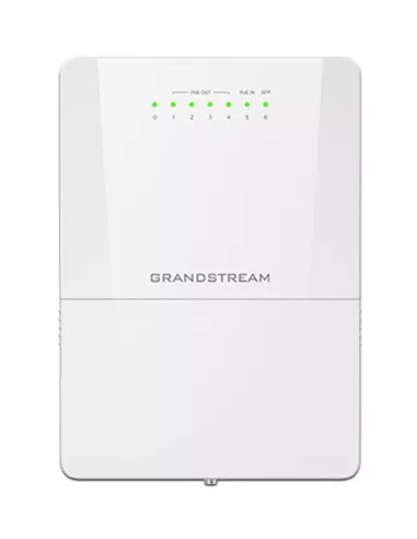 Grandstream 6-Port (5GE + 1 SFP) Outdoor L2 Lite Managed PoE Switch | IP66 Weatherproof - GR-GWN7710R