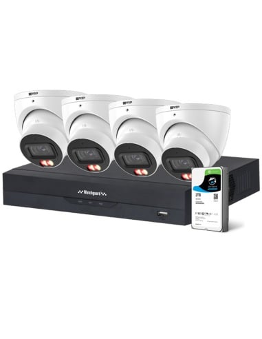 Watchguard G-Series 6MP AI Dual-Light CCTV 4-Cam Kit with PoE NVR & 2TB HDD – NVRKIT-G462-4C