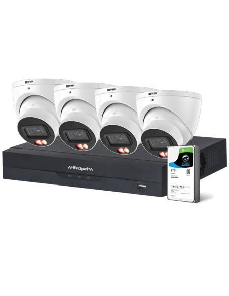 Watchguard G-Series 6MP AI Dual-Light CCTV 4-Cam NVRKIT-G462-4C