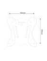 FlashView 13–30″ VESA Monitor Mount Arm, Fits 75/100mm – LCDBKT-A15F